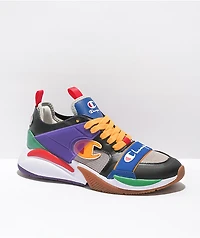 Champion XG Storm Multi, Black & Purple Shoes