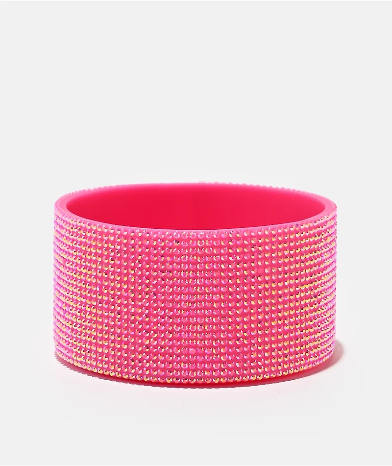 CharCharms Pink Rhinestone Bottle Boot