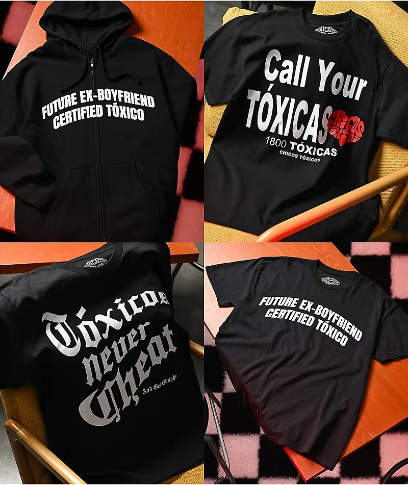 Chicos Toxicos Future Ex Boyfriend Black T-Shirt