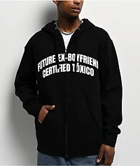 Chicos Toxicos Future Ex Boyfriend Black Zip Hoodie