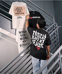 Chicos Toxicos I Heart Toxicas Black T-Shirt