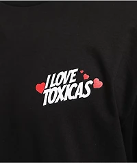 Chicos Toxicos I Love Toxico Black T-Shirt