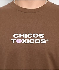Chicos Toxicos In Toxicas We Trust Brown T-Shirt