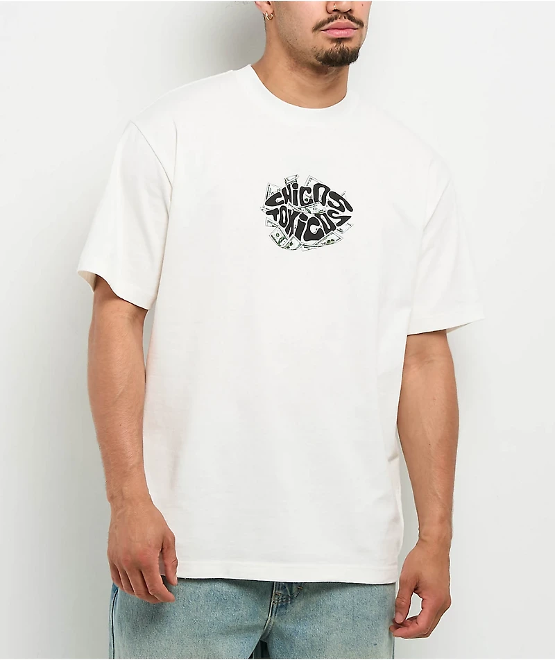 Chicos Toxicos Need Money For Toxicas White T-Shirt