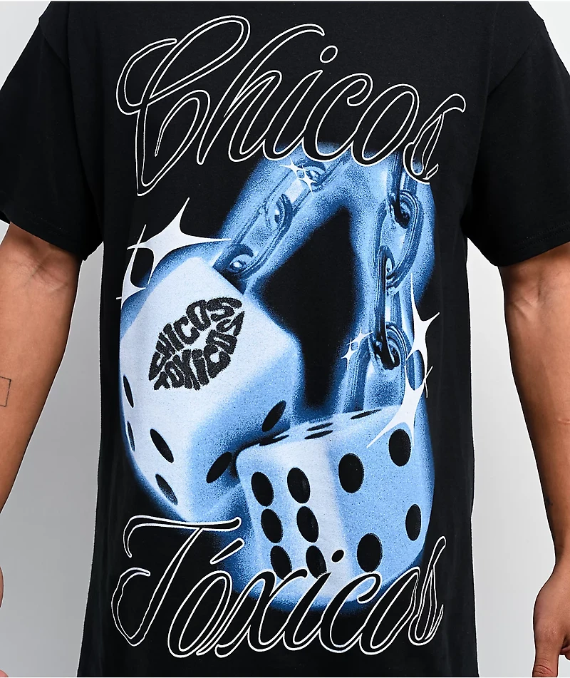 Chicos Toxicos Roll Em Black T-Shirt