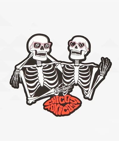 Chicos Toxicos Skeleton Sticker