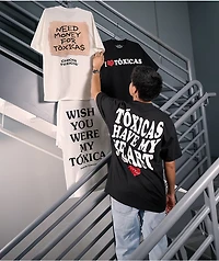Chicos Toxicos Toxicas Have My Heart Black T-Shirt