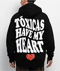 Chicos Toxicos Toxicas Have My Heart Black Zip Hoodie