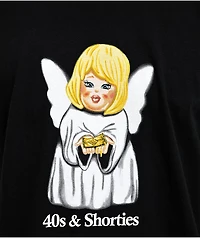 Chicos Toxicos x 40s & Shorties Angels Black T-Shirt