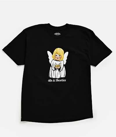 Chicos Toxicos x 40s & Shorties Angels Black T-Shirt
