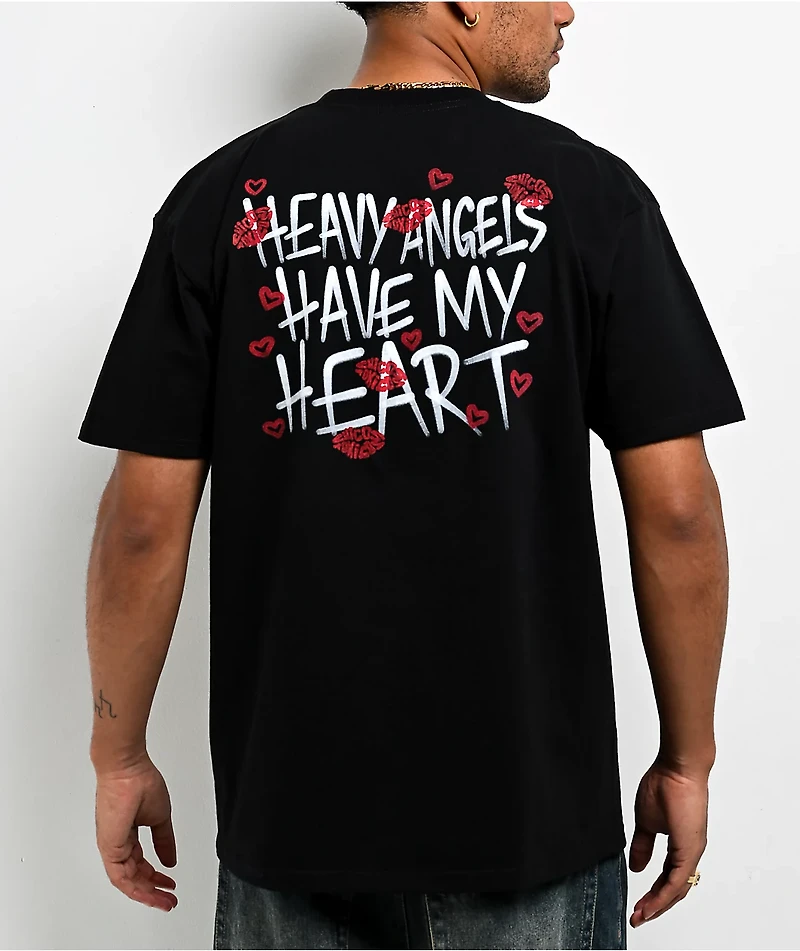 Chicos Toxicos x 40s & Shorties Angels Black T-Shirt