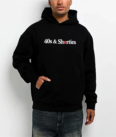 Chicos Toxicos x 40s & Shorties Black Hoodie