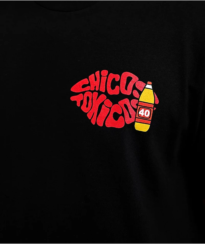 Chicos Toxicos x 40s & Shorties Caguamas Black T-Shirt