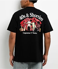 Chicos Toxicos x 40s & Shorties Caguamas Black T-Shirt