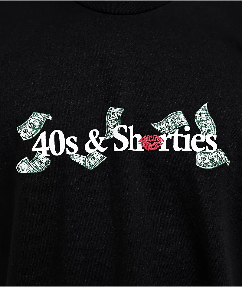 Chicos Toxicos x 40s & Shorties Need Money Black T-Shirt
