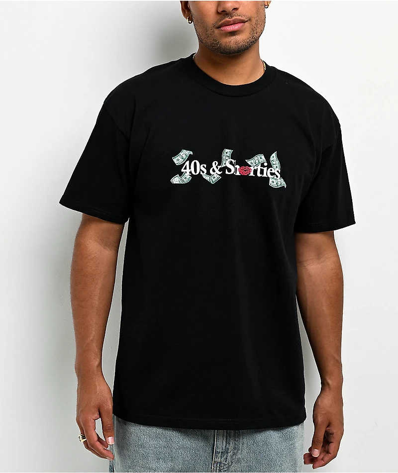 Chicos Toxicos x 40s & Shorties Need Money Black T-Shirt