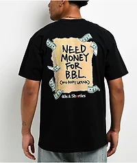 Chicos Toxicos x 40s & Shorties Need Money Black T-Shirt