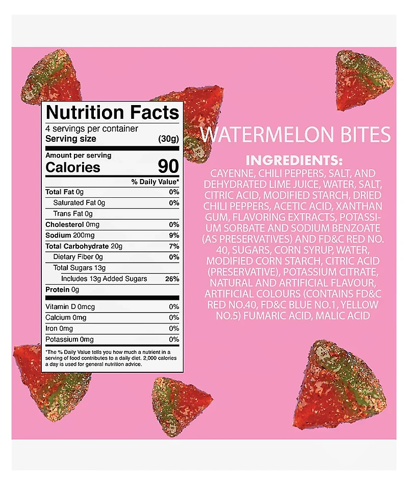 Chili Chews Watermelon Bites Candy
