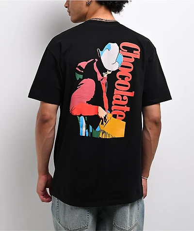 Chocolate Bandito Black Pocket T-Shirt