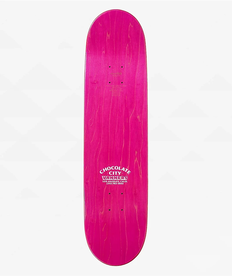 Chocolate Perez Vanner 8.375" Skateboard Deck