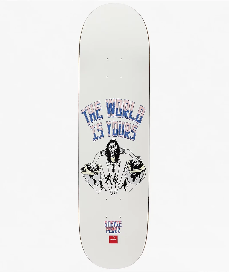 Chocolate Perez World Is Yours 8.4" Skateboard Deck