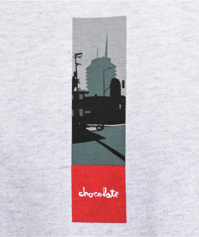Chocolate Return To City Heather Grey T-Shirt