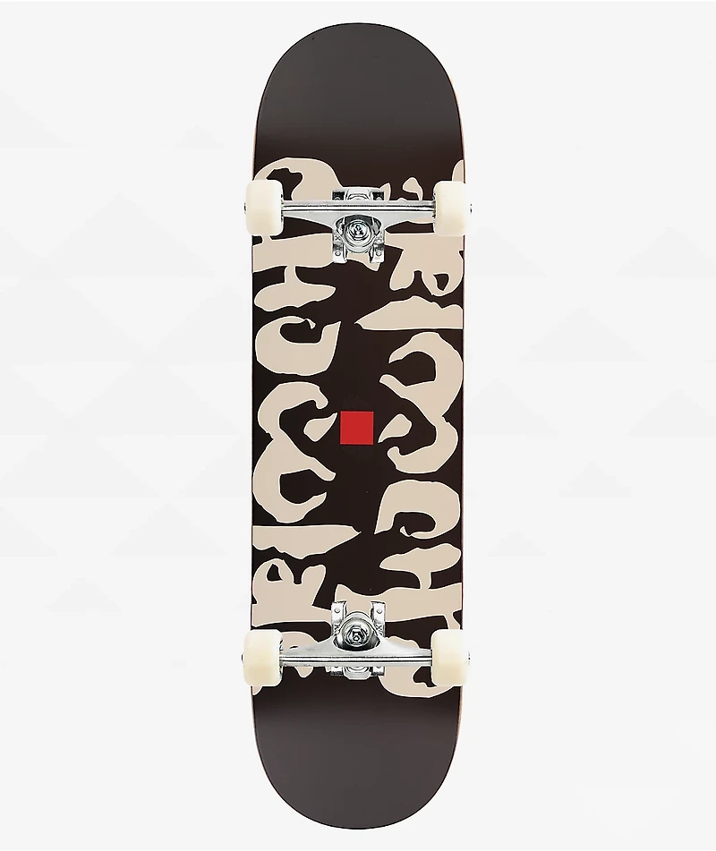 Chocolate Roberts Ink Blot 8.25" Skateboard Complete