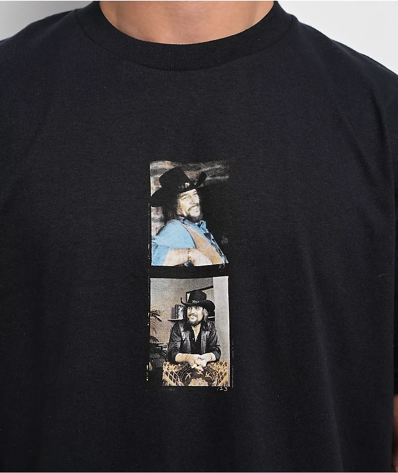 Chocolate x Waylon Jennings Ramblin' Man Black T-Shirt