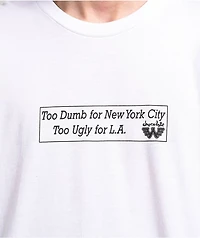 Chocolate x Waylon Jennings Too Dumb White T-Shirt