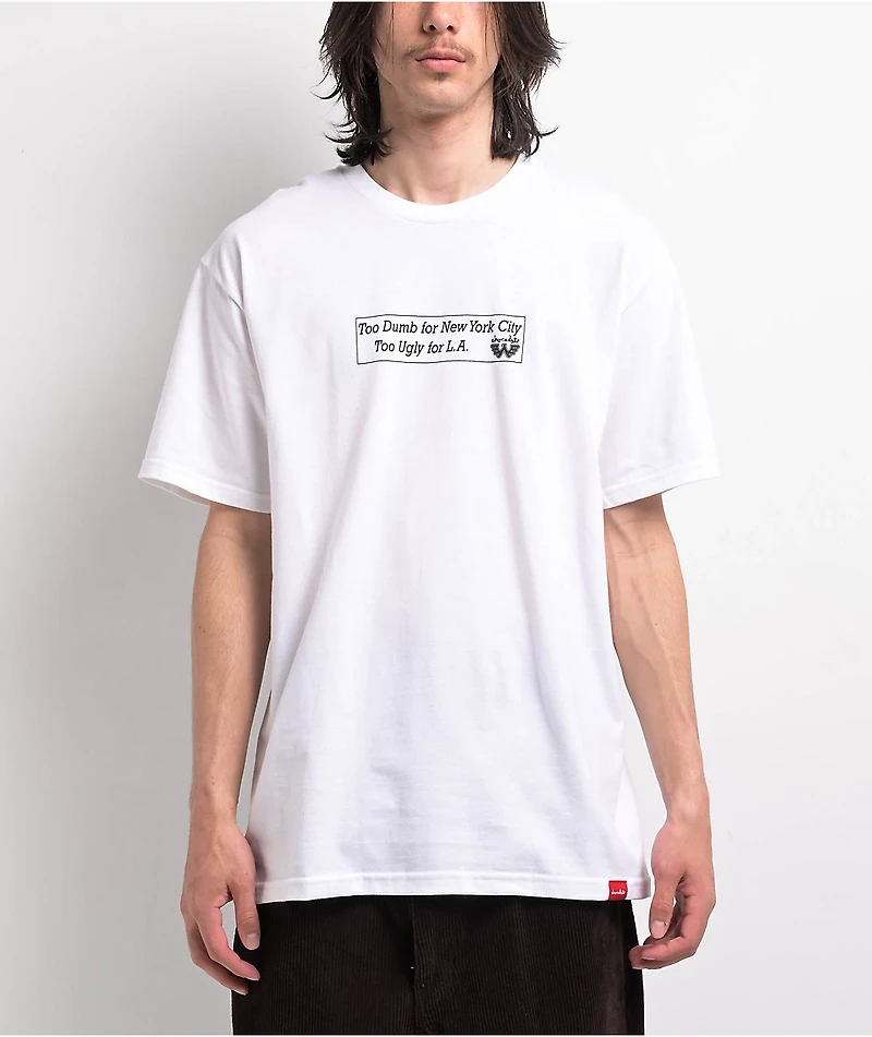 Chocolate x Waylon Jennings Too Dumb White T-Shirt