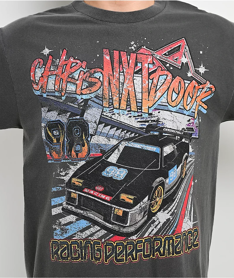 ChrisNxtDoor Performance Grey Wash T-Shirt