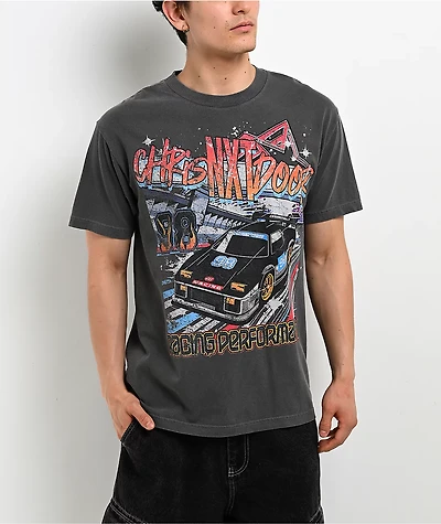 ChrisNxtDoor Performance Grey Wash T-Shirt