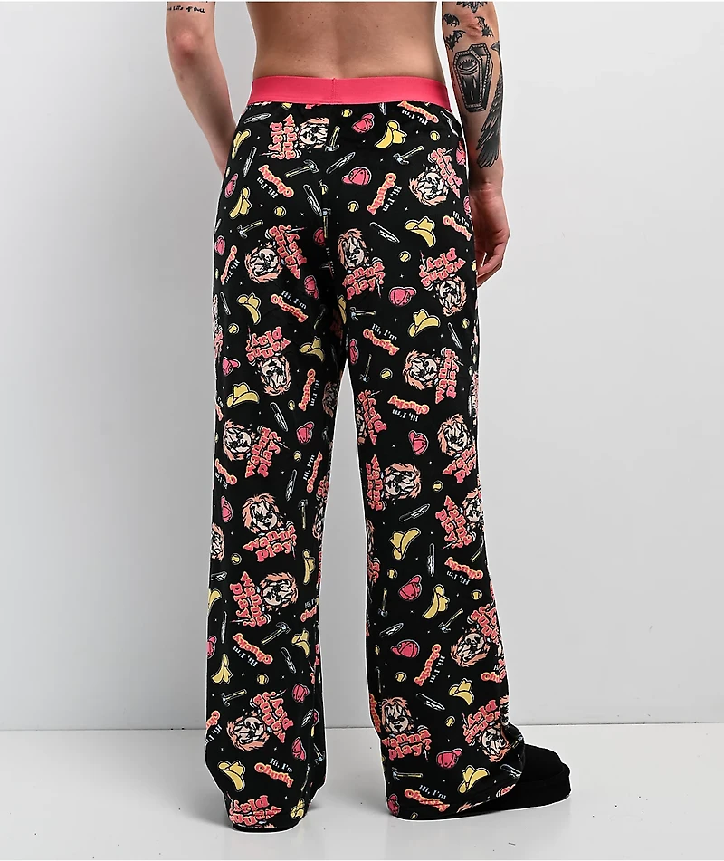 Chucky Wanna Play Black Lounge Pants