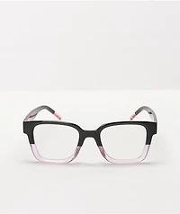 Chunky Black & Pink Blue Light Glasses