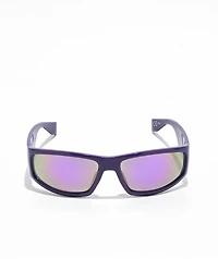 Chunky Purple Racer Sunglasses