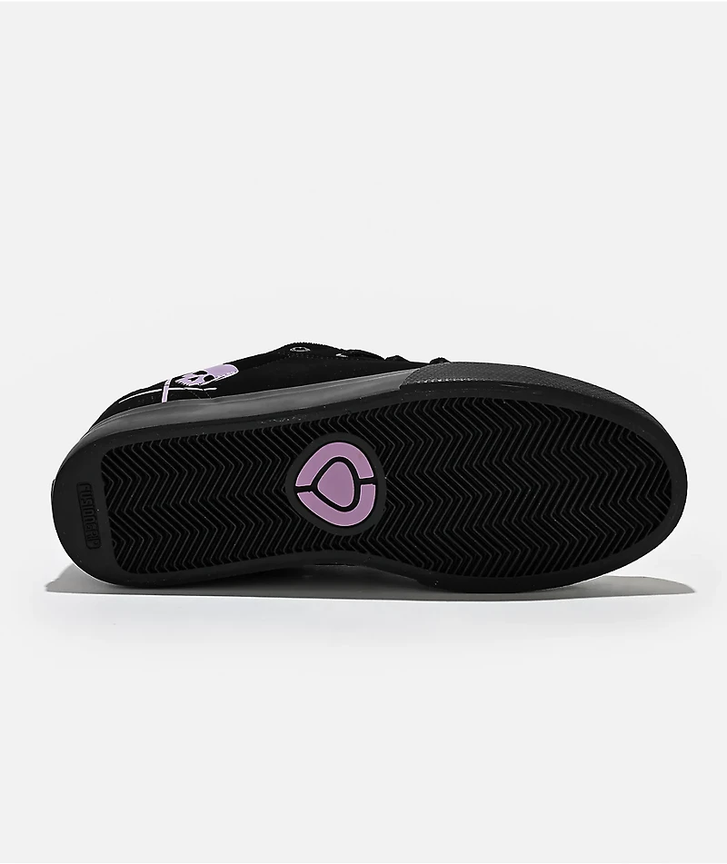 Circa Buckler Black & Lilac Skate Shoes