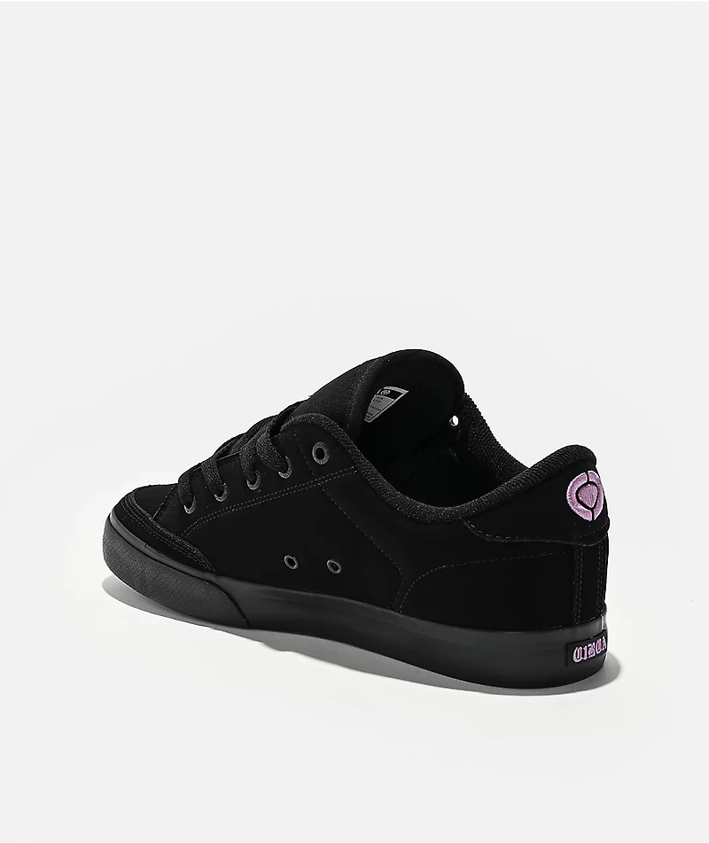Circa Buckler Black & Lilac Skate Shoes