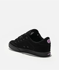 Circa Buckler Black & Lilac Skate Shoes