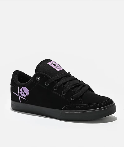 Circa Buckler Black & Lilac Skate Shoes