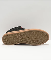 Circa Lopez 99 Mid Black & Gum Skate Shoes