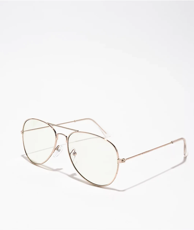 Classic Pilot Blue Light Glasses