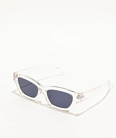Clear & Black Cat Eye Sunglasses