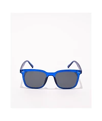 Closed Squares Blue Sunglasses
