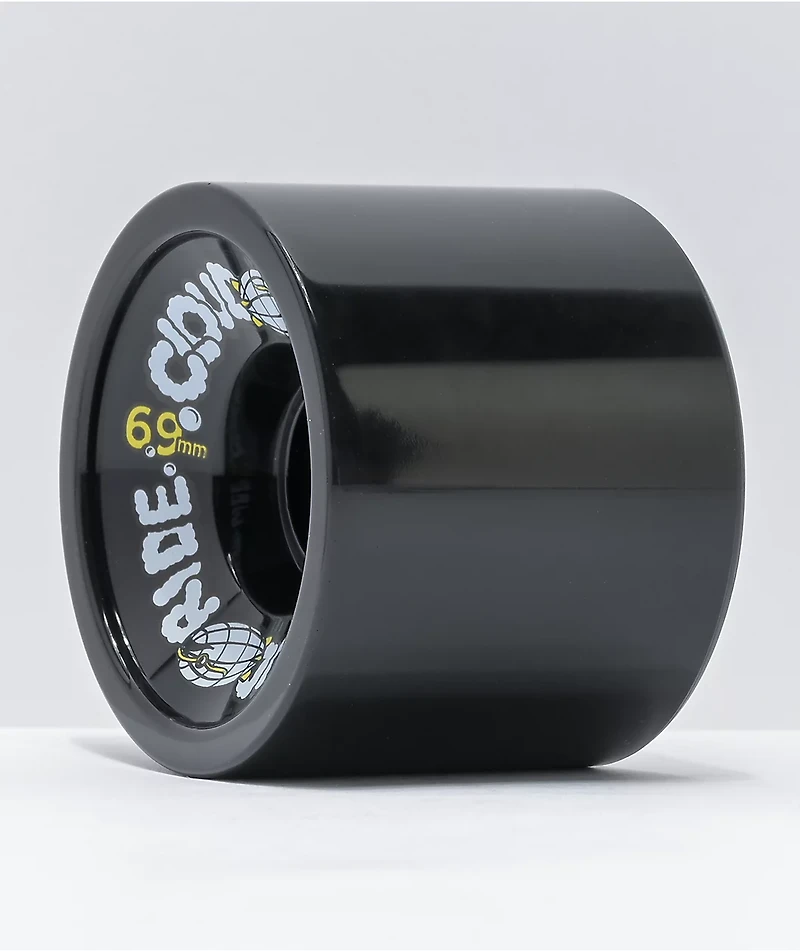 Cloud Ride 69mm 78a Black Cruiser Skateboard Wheels