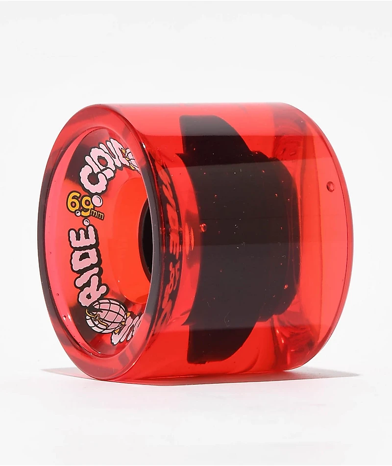 Cloud Ride 69mm 78a Clear Red Cruiser Wheels