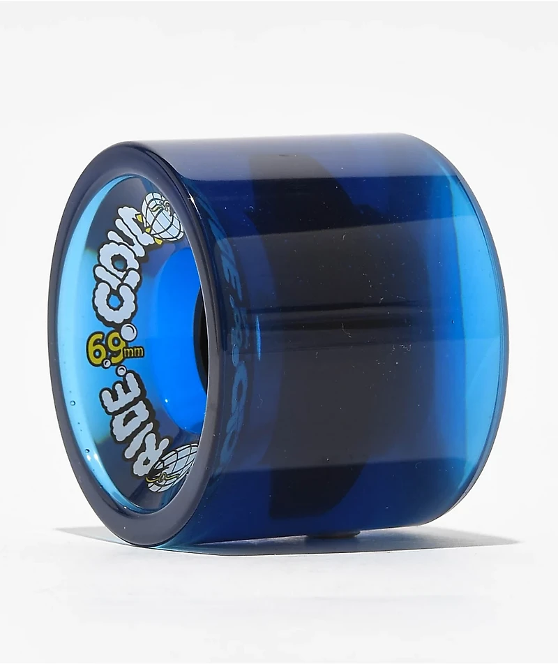 Cloud Ride Clear Midnight Blue 69mm 78a Cruiser Skateboard Wheels