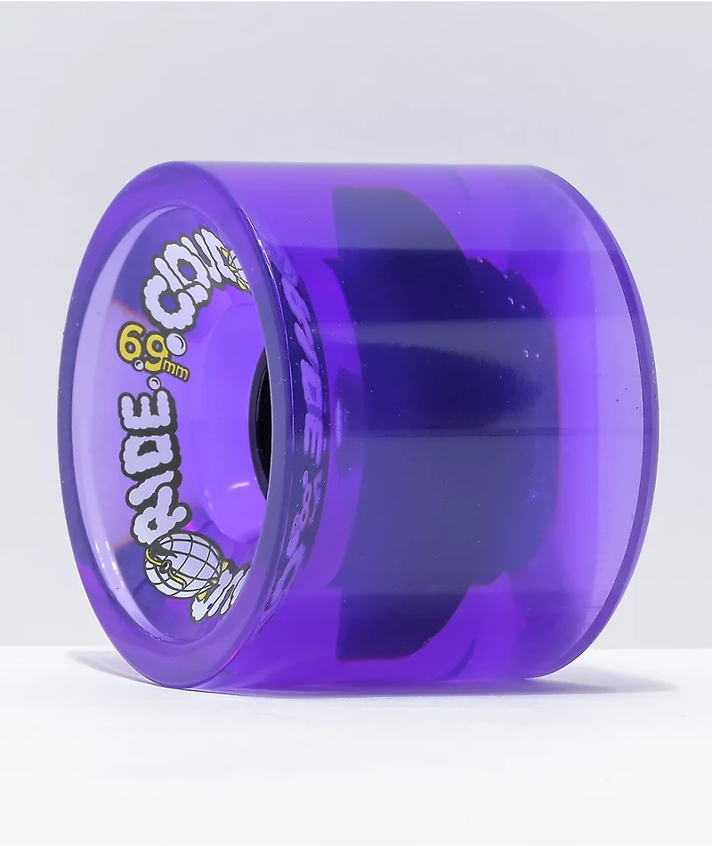Cloud Ride Purple 69mm 78a Cruiser Skateboard Wheels