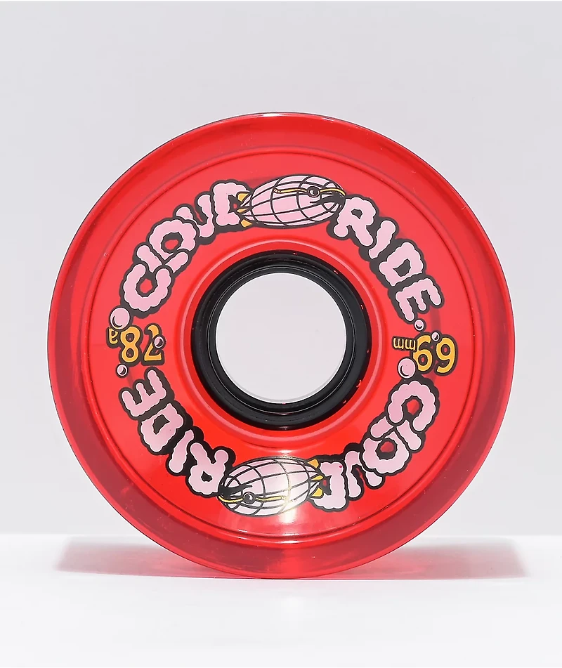 Cloud Ride Red 69mm 78a Cruiser Wheels