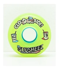 Cloud Ride Slusheez Lime 62mm 78a Cruiser Wheels