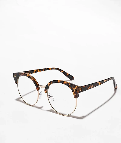 Club Modified Tortoise Blue Light Glasses